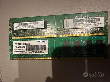 RAM DDR2 4GB (2x2GB) PC2-6400 800MHz Desktop