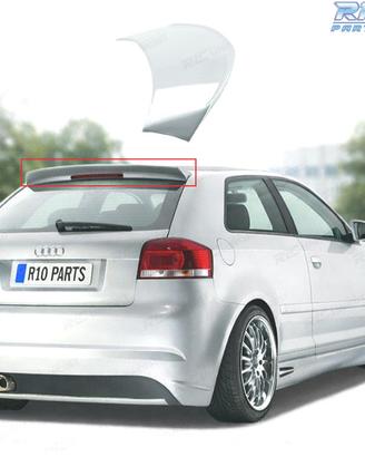 SPOILER TETTO AUDI A3 8P 3P 03-08