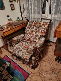 Poltrona dondolo reclinabile