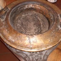 Braciere vintage base ghisa