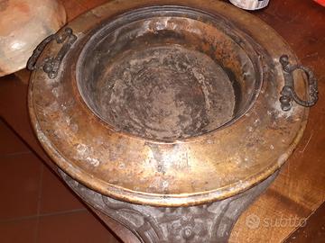 Braciere vintage base ghisa