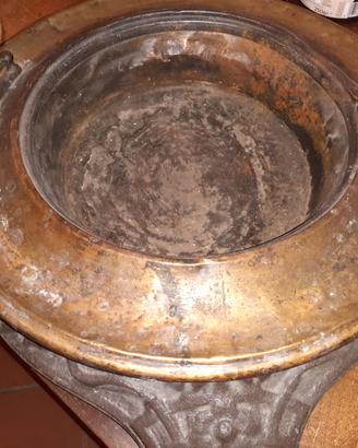 Braciere vintage base ghisa
