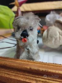 Schnauzer antico peluche anni '50 Tessie