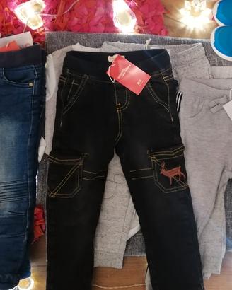 Prezzo x Jeans Nero dpam bambino 92 cm prima foto 