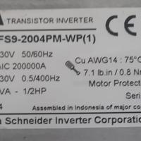 Inverter Toshiba  0,4 kw  220v 3 fase Quantitá 2 p