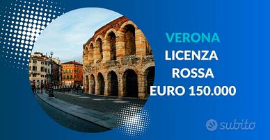 LICENZA ROSSA bar o ristorante 13R