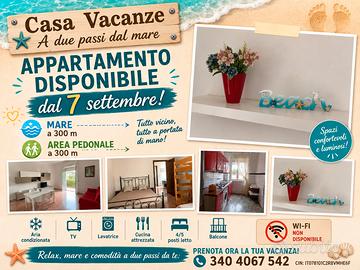 Disponibile settembre dal 7 