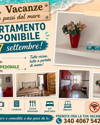 Disponibile settembre dal 7 
