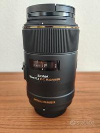 Sigma 105mm f/2.8 Macro DG OS HSM per Nikon AF