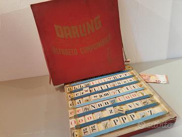 Darling gioco vintage didattico ALFABETO COMPONIBI