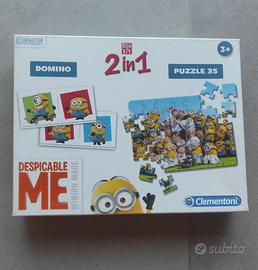 Clementoni Minions 2in1 Puzzle Domino 35 pezzi