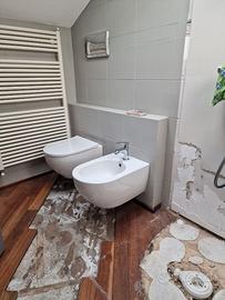 sanitari vaso wc + bidet senza rubinetto