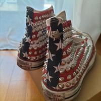Scarpe Converse All Star borchiate 