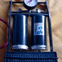 gonfia gomme a pedale con manometro