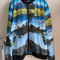 Love Moschino Landscape Bomber Jacket size 56