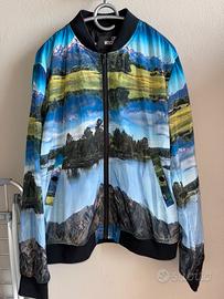 Love Moschino Landscape Bomber Jacket size 56