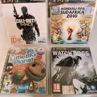 Set 4 Giochi PlayStation 3 COD MW3 FIFA  Watch Dog