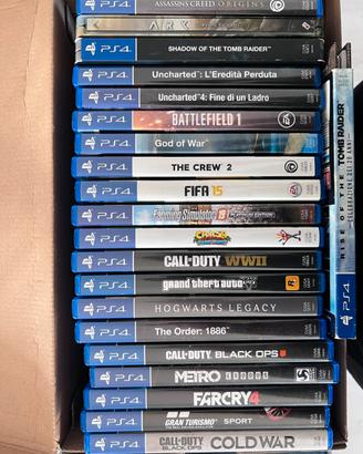 Giochi pS4 anche in blocco