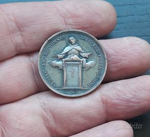 VATICANO medaglia bronzo anno 1899 Papa LEONE XIII