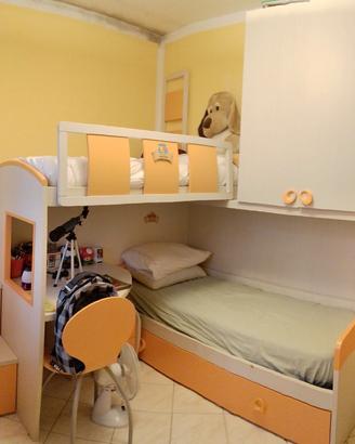 Cameretta bambino 3 posti letto