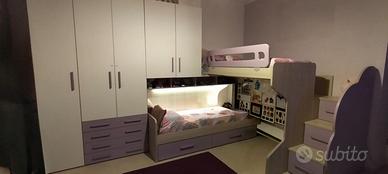 Cameretta Attrezzata  Completa per due bambini