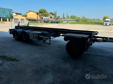 RIMORCHIO ZORZI 26 R SCARRABILE 3 ASSI CON 12 GOMM