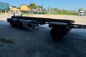 RIMORCHIO ZORZI 26 R SCARRABILE 3 ASSI CON 12 GOMM