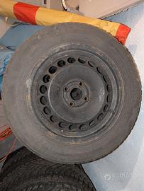 4 cerchi in ferro Opel Corsa D 15"