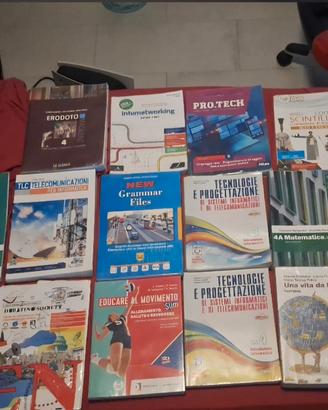 lotto libri scolastici per scuola superiore