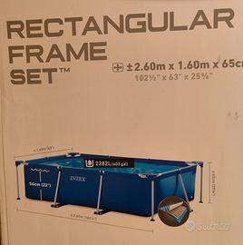 Piscina INTEX 2,6x1,6x 0,65 +pompe + accessori
