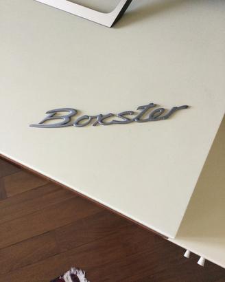 Scritta Porsche Boxster