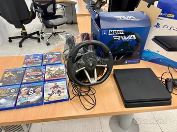 Play station 4 500g + Sterzo+giochi