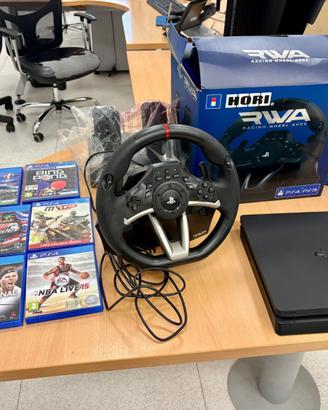 Play station 4 500g + Sterzo+giochi