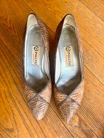 Scarpe pitone Pollini