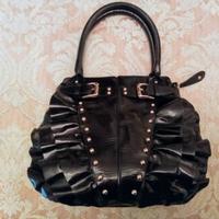 Borsa Gianmarco Lorenzi busta  pochette melanzana
