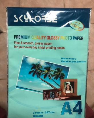 Carta fotografica nuova SkyHorse 210x297 busta sua