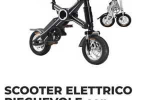 Scooter elettrico pieghevole