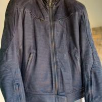 Giacca moto in pelle Dainese Black Hawk