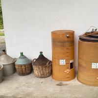 Botti per vino in resina