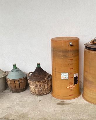 Botti per vino in resina