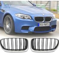 GRIGLIE BMW F10 F11 10-16 LOOK M5 NERO CROMATO