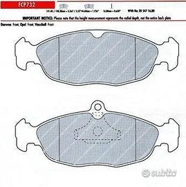 Pastiglie freno sportive FERODO RACING FCP 732 H