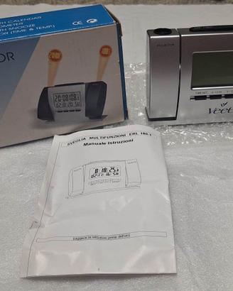 PROJECTOR CLOCK OROLOGIO MULTI DA PARETE/TAVOLO