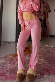 Zara pantaloni rosa a zampa d'elefante, S
