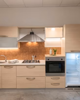 Cucina lineare 3 metri con elettrodomestici