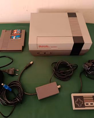 Console Vintage Nintendo Nes con Gioco Super Mario
