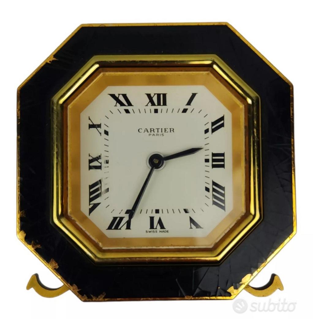 Cartier Sveglia da tavolo vintage anni 70 Collezionismo In vendita a Massa Carrara
