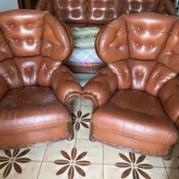 Poltrone in pelle