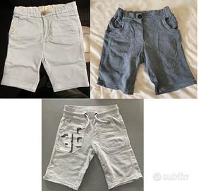 Pantaloncini bambino tg 4 anni lotto 3 paia