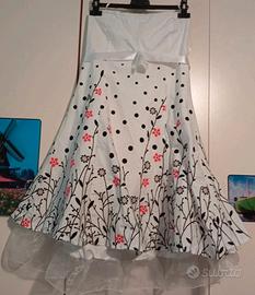 Abitino elegante con tulle taglia S.